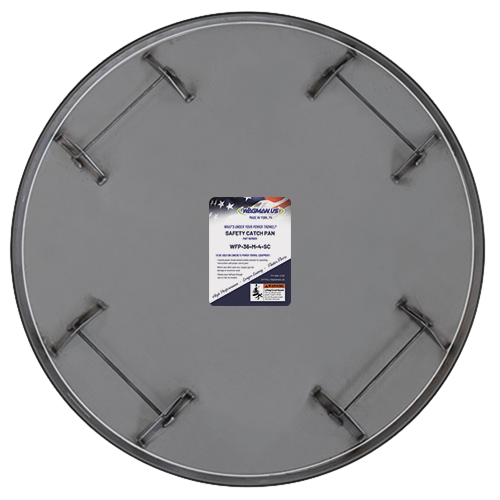 Concrete Finishing Safty Catch Pan WFP-36-M-4-SC
